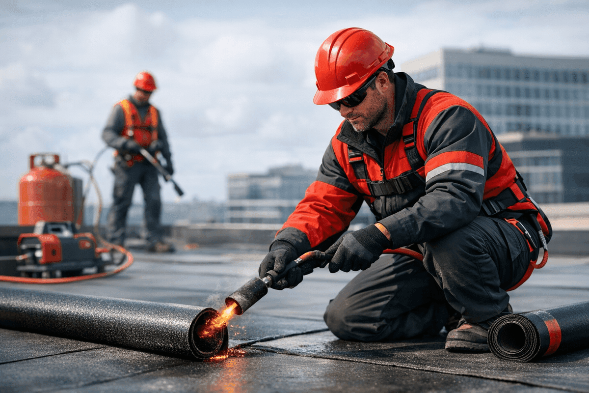 Commercial Roofing service by Martin Roofing