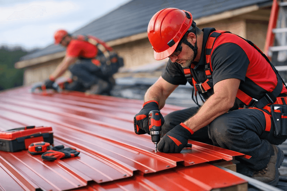 Metal Roofing service by Martin Roofing