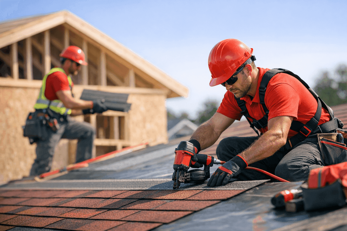 New Construction service by Martin Roofing