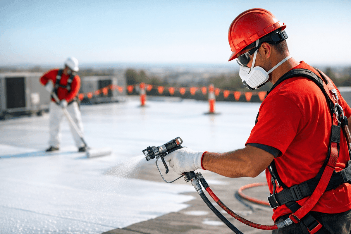 Roof Coatings (Large Scale) service by Martin Roofing