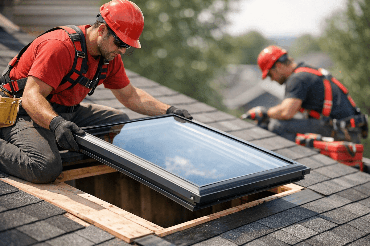 Skylight Installation service by Martin Roofing