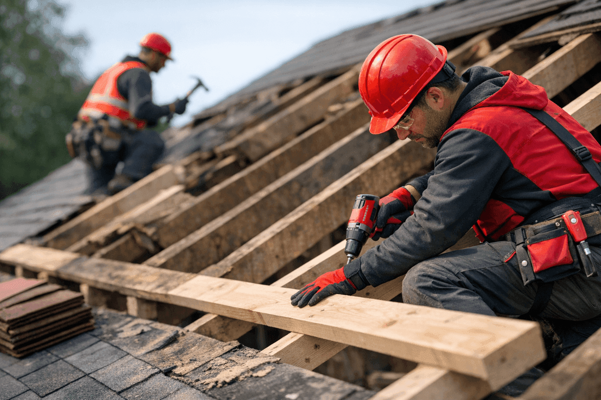 Structural Repair service by Martin Roofing